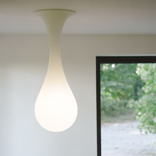 Потолочный светильник уникальный дизайн - LIQUID LIGHT: DROP_1 - next - из полиэтилена / LED / для бытового использования