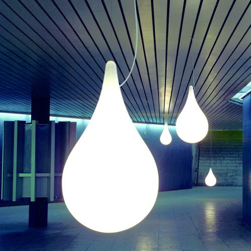 Подвесная лампа - LIQUID LIGHT: DROP_2 - next - из полиэтилена / уникальный дизайн / проводная
