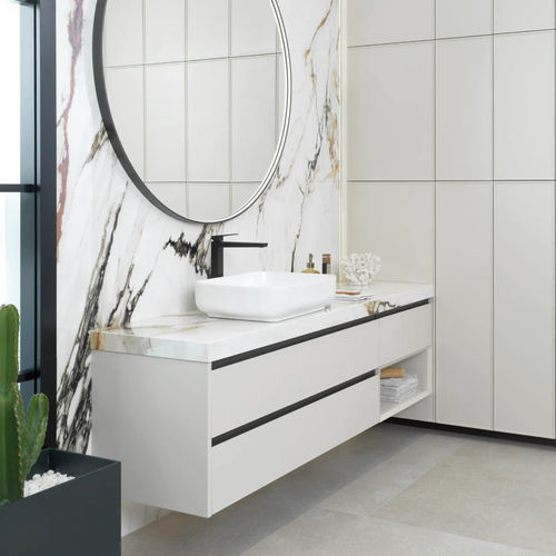Мебель для ванной комнаты со встроенным освещением - ONDA - GAMADECOR – PORCELANOSA Grupo - современный / для бытового использования / для профессионального использования