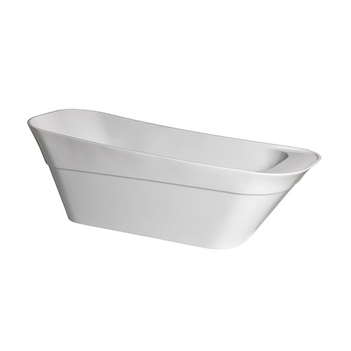 Асимметричная ванна - OXO - NOKEN – PORCELANOSA BATHROOMS - островная / для жилых зданий / из акрила