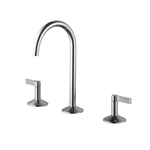 Двухрычажный смеситель для умывальника - LIGNAGE - NOKEN – PORCELANOSA BATHROOMS - настольный / из металла / для интерьера