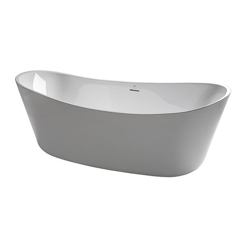 Овальная ванна - LOUNGE FLUID - NOKEN – PORCELANOSA BATHROOMS - асимметричная / островная / для жилых зданий