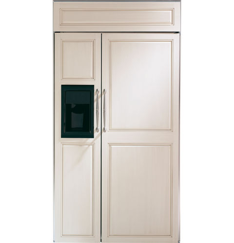 Американский холодильник - ZISB420DX - Monogram - для бытового использования / встраиваемый / белый