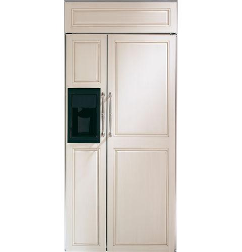 Американский холодильник - ZISB360DX - Monogram - для бытового использования / встраиваемый / белый