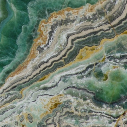 Плита из камня из оникса - EMERALD  - FURRER - для внутренней компоновки / зеленая / белая