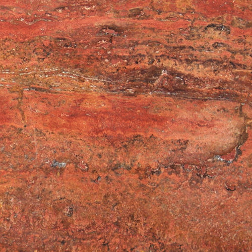Плита из камня из травертина - RED TRAVERTINE - FURRER - для внутреннего пространства / для кухни / для пола
