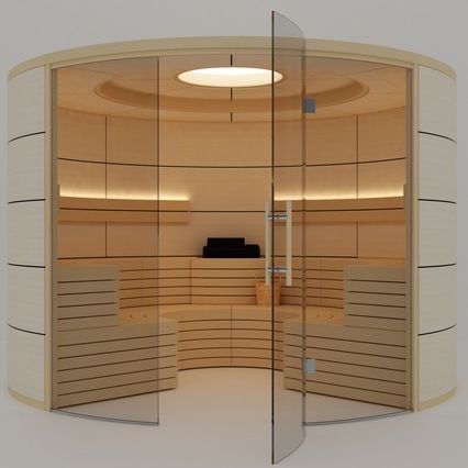 Финская сауна - ROUND LINE - Inbeca Wellness Equipment S.L - био / для профессионального использования / из дерева
