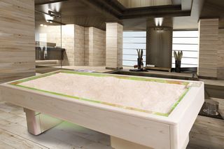 Фиксированный массажный стол - CRYSTALIS - Inbeca Wellness Equipment S.L - из дерева / кварцевый / для профессионального использования