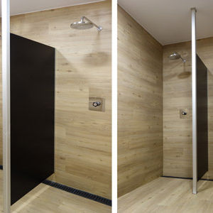 Разделитель пространства из дерева - SHOWER - Inbeca Wellness Equipment S.L - для оздоровительного центра / для интерьера