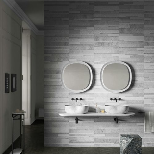 Плитка из дерева - STONE PARQUET - Salvatori - из натурального камня / отделка камнем / для интерьера
