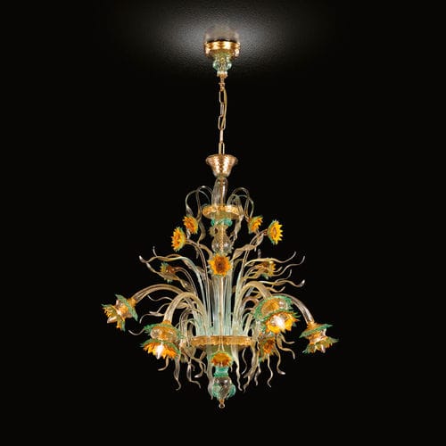 Люстра новое барокко - GIRASOLE - MULTIFORME - из дутого стекла / из муранского стекла / LED