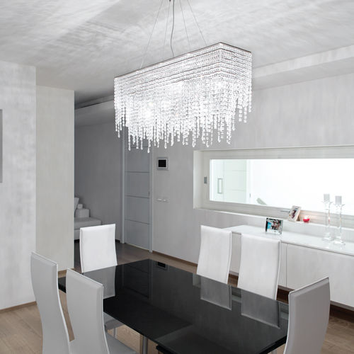 Современный потолочный светильник - CRYSTAL DREAM R - MULTIFORME - прямоугольный / из кристалла / LED