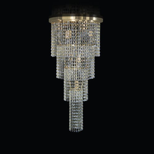 Современный потолочный светильник - STRATUS - MULTIFORME - круглый / из кристалла / LED