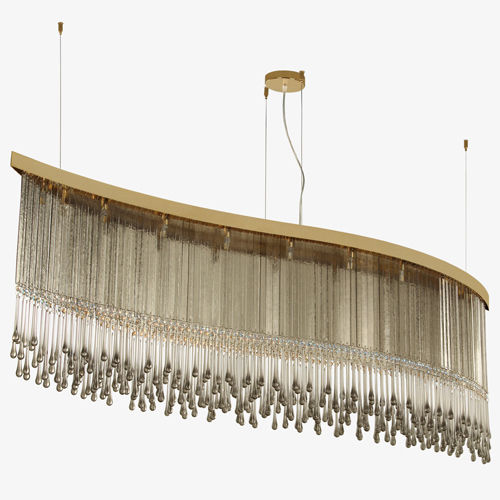 Современный потолочный светильник - DANCER - MULTIFORME - из муранского стекла / из кристаллов Swarovski® / LED