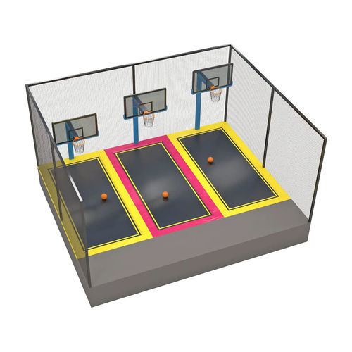 Батут для игровой площадки - BASKETBALL COURT - Walltopia - квадратный / для общественных мест / для детского сада