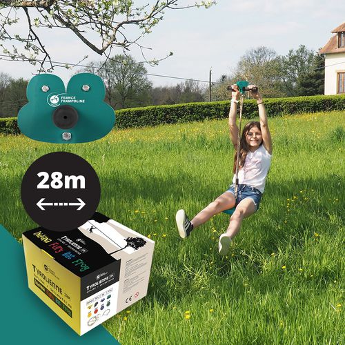 Канатная дорога для игровой площадки - TYROLIENNE FROG - France Trampoline