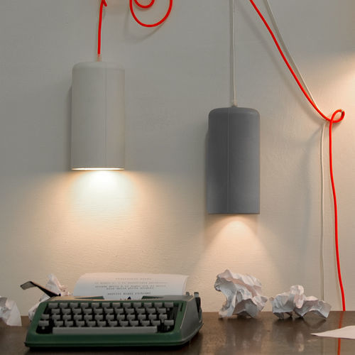 Современный настенный светильник - Candle 1 - in-es artdesign - для интерьера / из Laprene® / цилиндрический