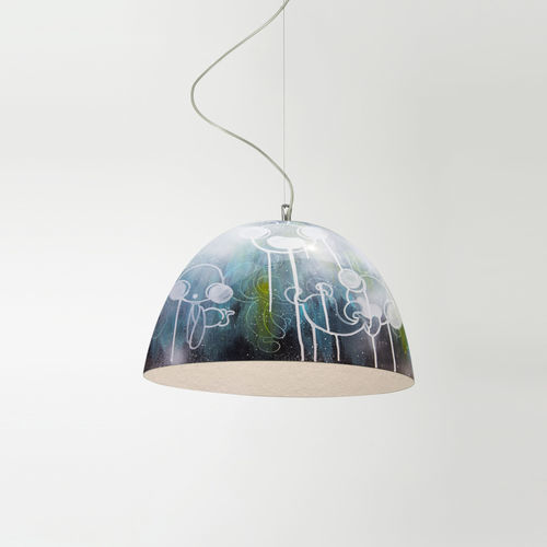 Подвесная лампа - UNTITLED 1  (PEZZO UNICO) - in-es artdesign - из стали / из Nebulite® / из Laprene®