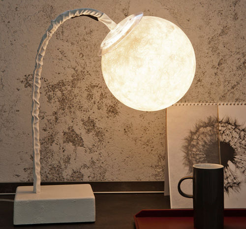 Настольная лампа - Micro T luna - in-es artdesign - из стали / из чугуна / из поликарбоната