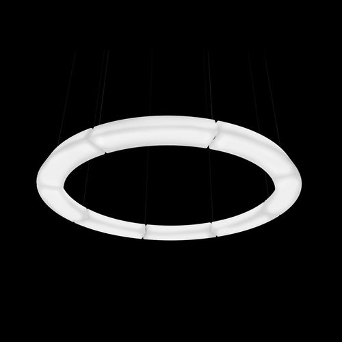 Подвесная лампа - CIRCULAR POL XXL  - Martinelli Luce Spa - из алюминия / из полиэтилена / современная