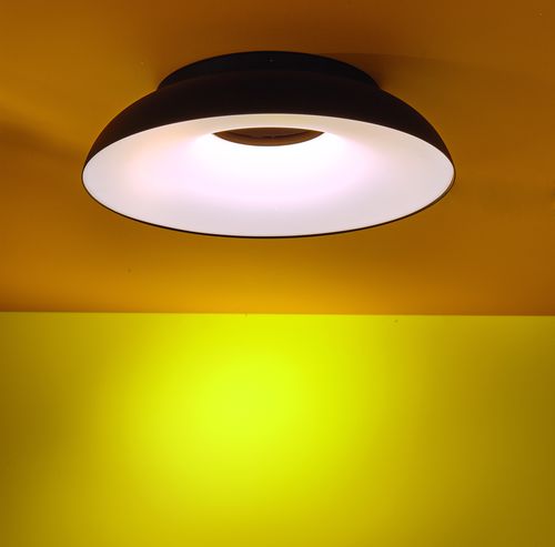 Современный потолочный светильник - MAGGIOLONE  - Martinelli Luce Spa - круглый / из крашеного алюминия / из метакрилата