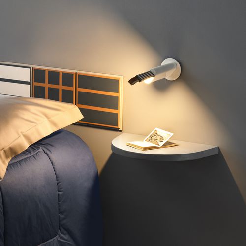 Современный настенный светильник - METRICA - Martinelli Luce Spa - для интерьера / из алюминия / фиксированный