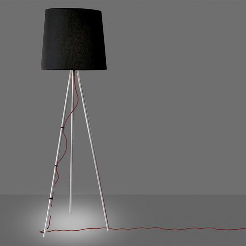 Напольная лампа - 2270 eva - Martinelli Luce Spa - из крашеного алюминия / из ткани / из дерева