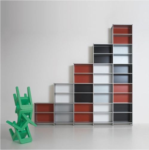Модульный стеллаж - STAIR - Fitting - современный / из металла / белый