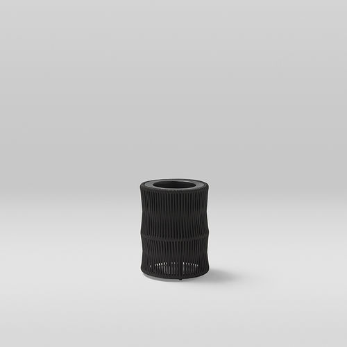 Кадка для садовых растений из полиэстера - WEAVE - POINT - из алюминия / алюминий / из крашеного алюминия
