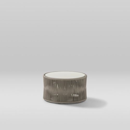 Современный журнальный столик - WEAVE - POINT - из полиэстера / из алюминия / алюминий
