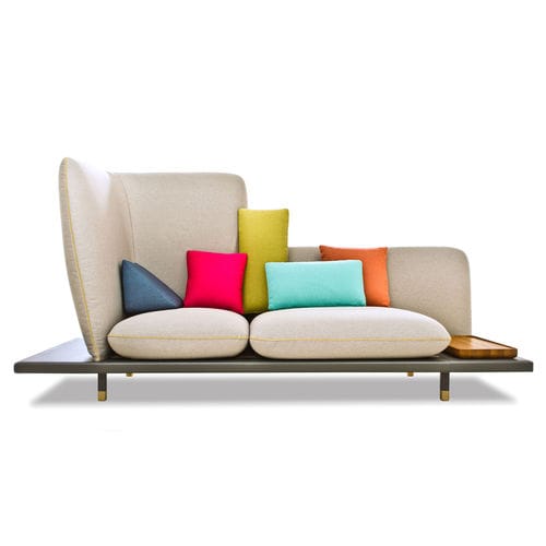 Диван уникальный дизайн - SOFA4MANHATTAN - BERTO - из ткани / из кожи / со съемным покрытием