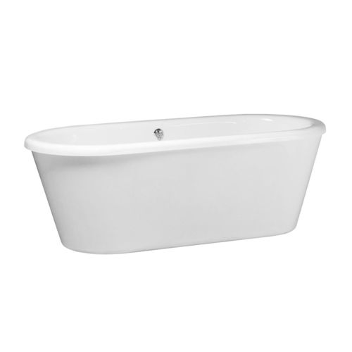 Овальная ванна - TREND - GENTRY HOME - отдельностоящая / из акрила / белая