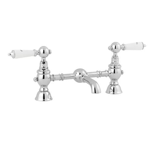 Двухрычажный смеситель для раковины - 8347/8348 SERIES - GENTRY HOME - настольный / из хромированного металла / для ванной комнаты