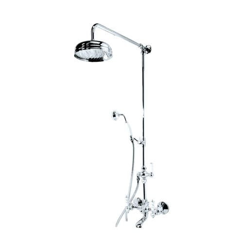 Настенный комплект для душа - 8328-C/8329 SERIES - GENTRY HOME - классический / с ручным душем / с насадкой на неподвижной стойке