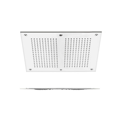Встраиваемая лейка для душа в потолок - FIAD80661 - GUGLIELMI - прямоугольная / со встроенным освещением / с хромотерапией