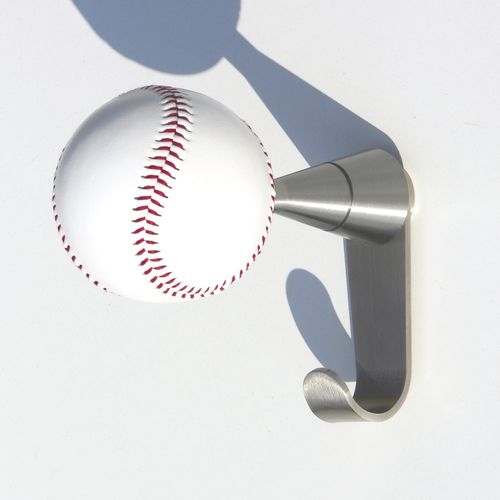 Настенная вешалка для верхней одежды - BASEBALL + - INSILVIS - современная / из нержавеющей стали
