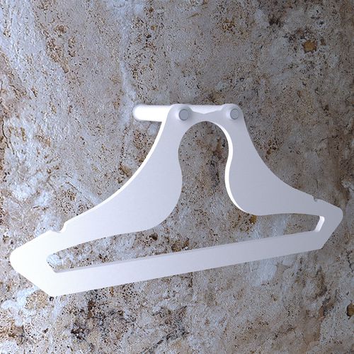 Настенная вешалка для костюмов и брюк - PIGEONS - INSILVIS - из Solid Surface / из акрила / современная