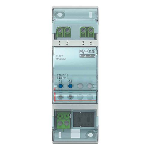 Исполнительный модуль на DIN-рейку - 0-10V - Bticino