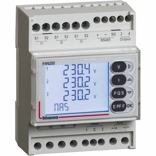 Трехфазовый счетчик электроэнергии - EMS BTDIN - Bticino - цифровой / Modbus