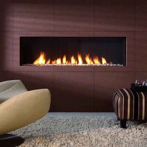 Газовый камин - CLASSIC+: VISTA - dim\'ora - встраиваемый / Односторонний / с закрытой топкой