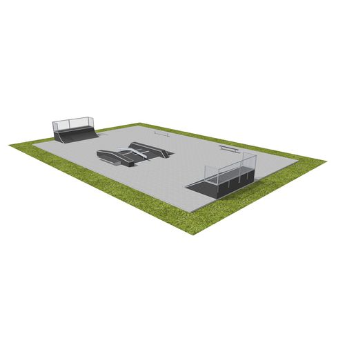 Скейтпарк из дерева - MODULAR : 390213 - Techramps - модульный
