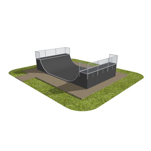 Минирампа из дерева - MODULAR : 141218 - Techramps - для серфинг-парка