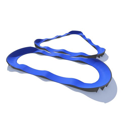 Мобильный памп-трек - PUMPTRACK : CONFIGURATION 3 - Techramps - модульный / для байк-парков / для серфинг-парка