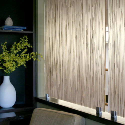 Декоративная панель для внутренней компоновки - PAMPAS REED LIGHT - Lumicor - из полимера / цветная / полупрозрачная