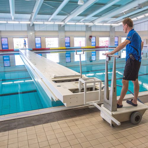 Поперечная мобильная перегородка для бассейна - VARIOPOOL B.V.