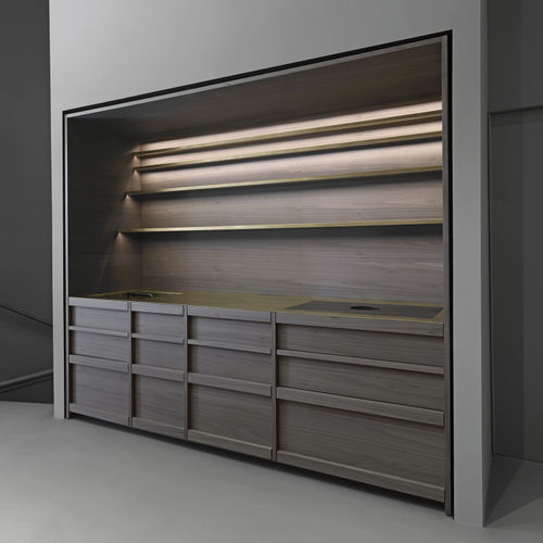 Современная кухня - hanami - minotti cucine - из дерева / из камня / островного типа