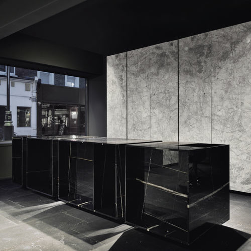 Современная кухня - anima - minotti cucine - из камня / островного типа / модульная