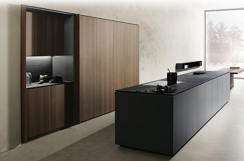 Современная кухня - ALIAS - MK CUCINE - из дерева / островного типа / без ручки