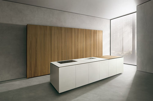 Современная кухня - ALIAS - MK CUCINE - из дерева / из Corian® / островного типа
