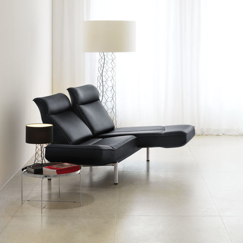 Современный диван - DS-450 TWIST - de Sede AG - из металла / из губки / из кожи